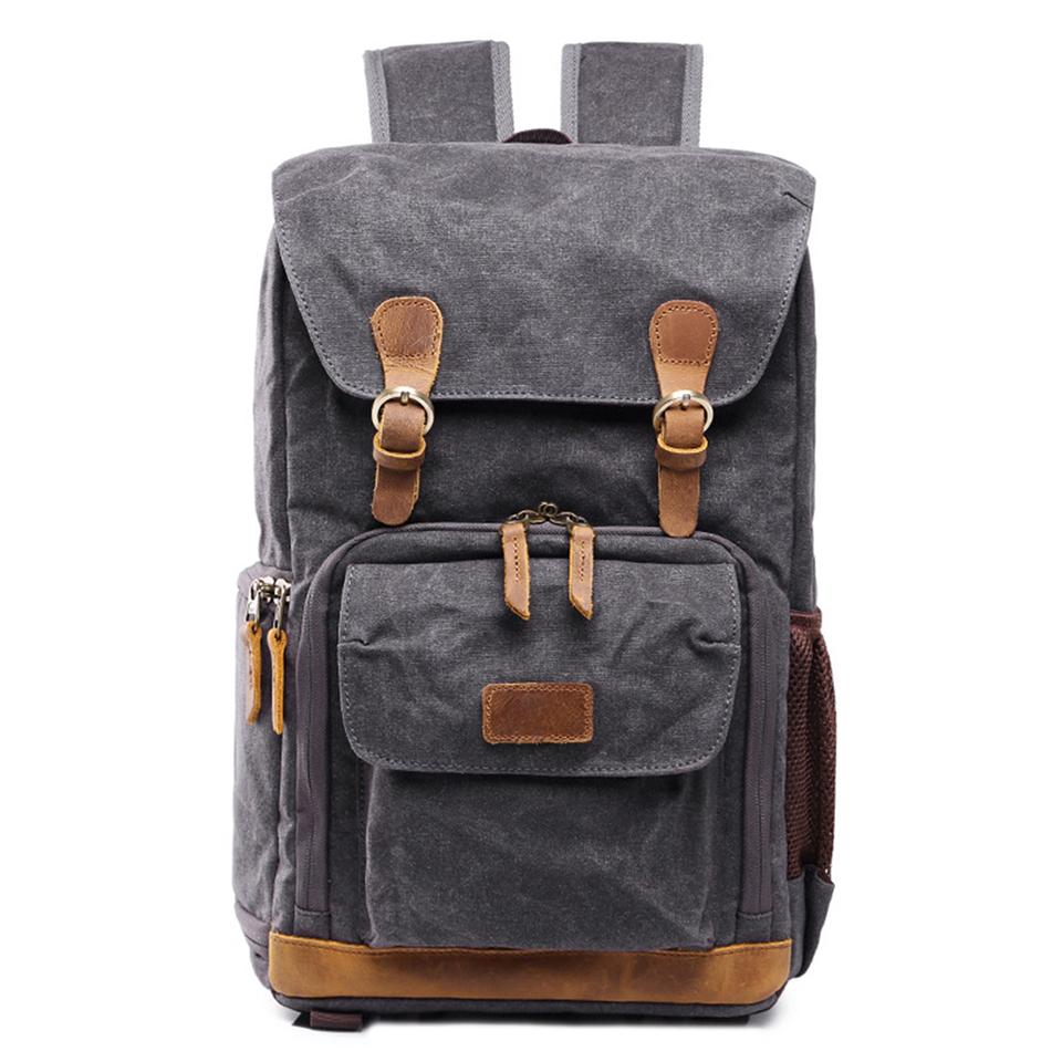 Baxter Waterproof Camera Backpack | Durable Batik Canvas, Stylish Design