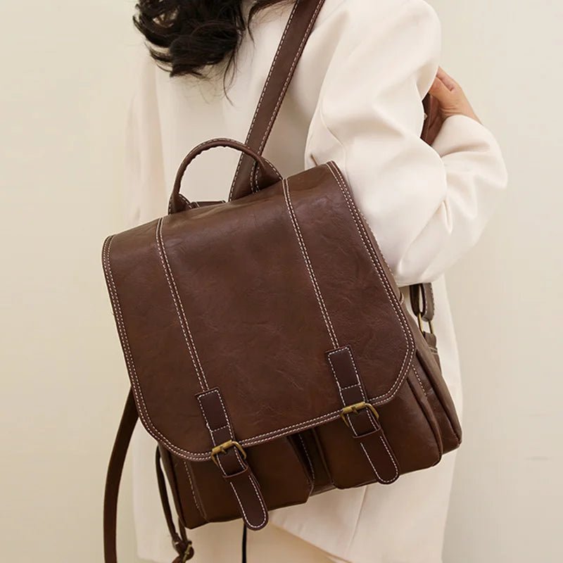 Bella Women's Backpack | Soft Faux Leather, Vintage Chic Design