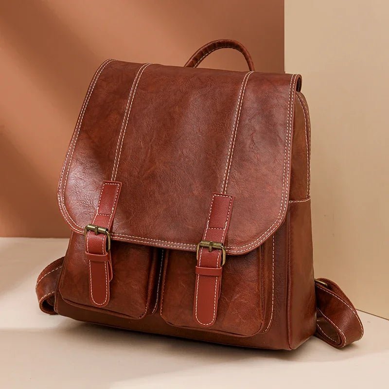 Bella Women's Backpack | Soft Faux Leather, Vintage Chic Design