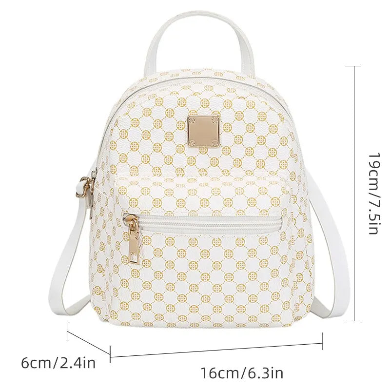 Clara Women's Backpack | Durable PU, Versatile Fashion Bag