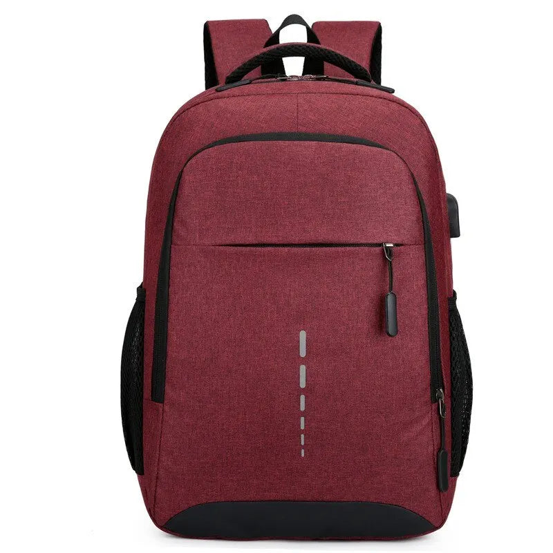 Cobalt Student Backpack | Spacious Design with USB Port, Durable Nylon