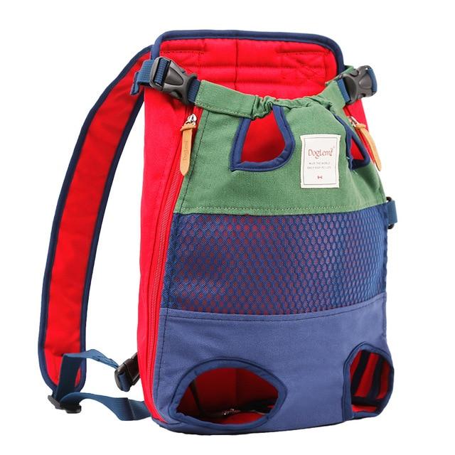 Comfortable Dog Carrier Backpack for Small to Medium Dogs – Travel Bag with Safety Leash Hook and Padded Straps