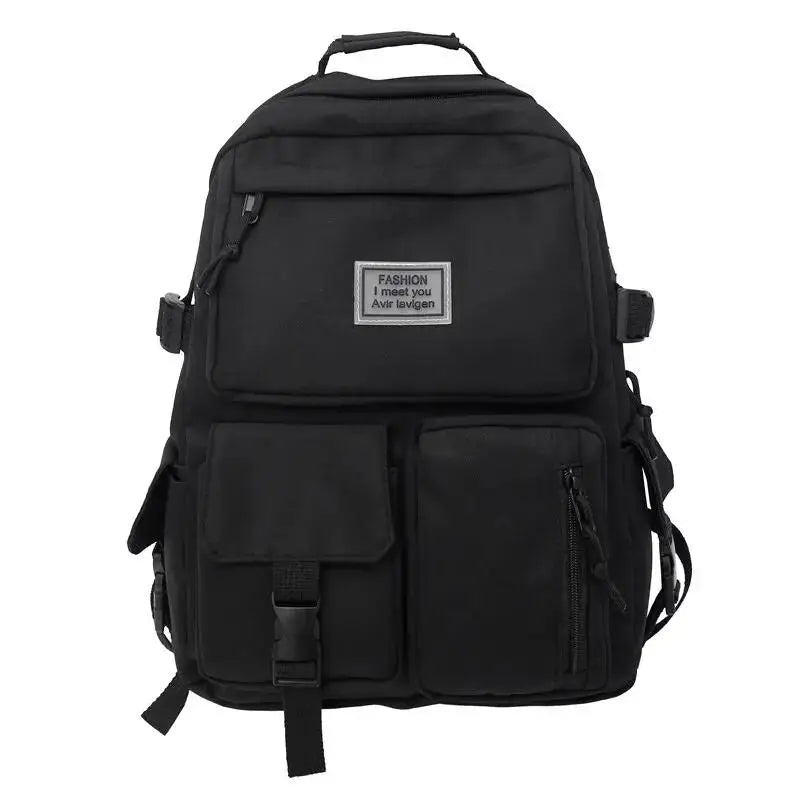 Cora Unisex Laptop Backpack | Durable Nylon, Multi-Pocket Design
