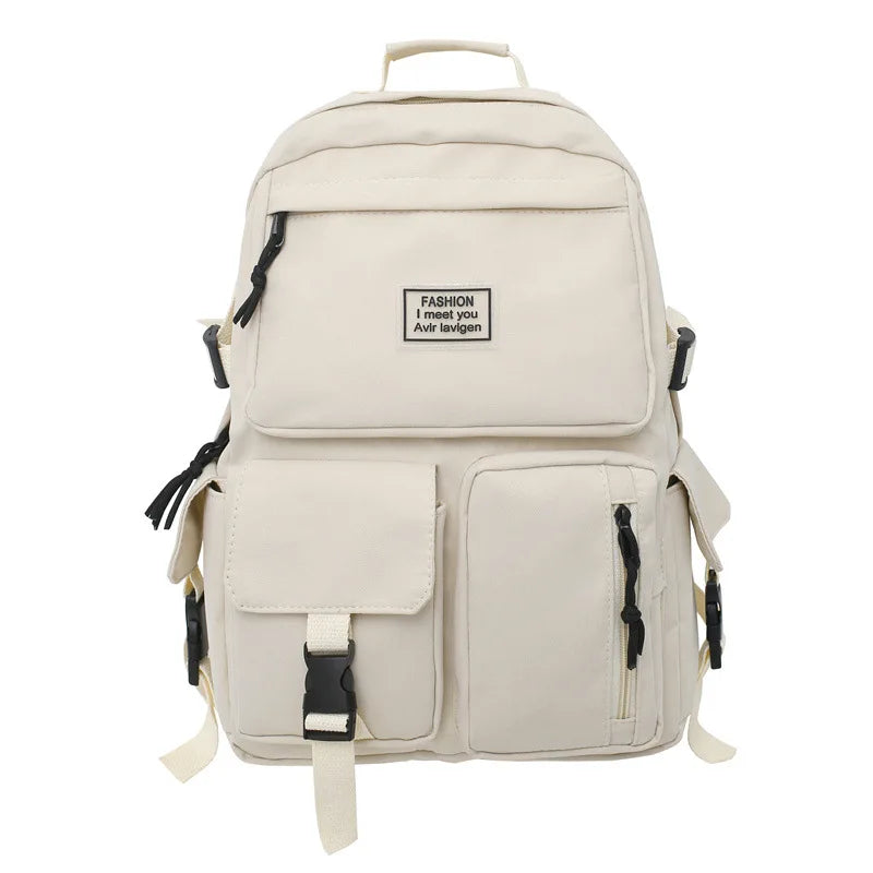 Cora Unisex Laptop Backpack | Durable Nylon, Multi-Pocket Design