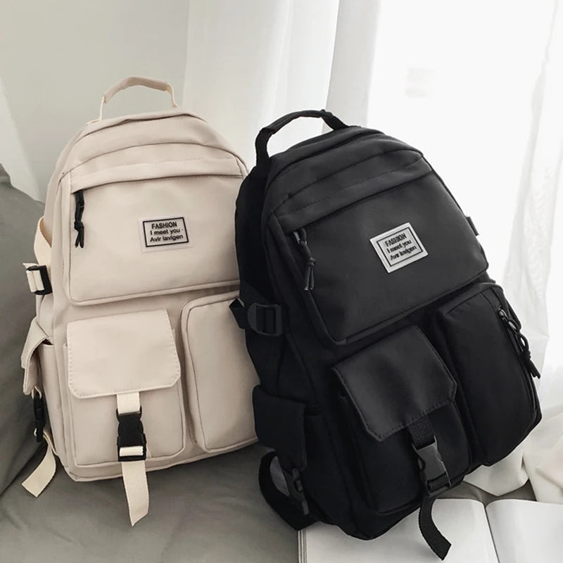 Cora Unisex Laptop Backpack | Durable Nylon, Multi-Pocket Design