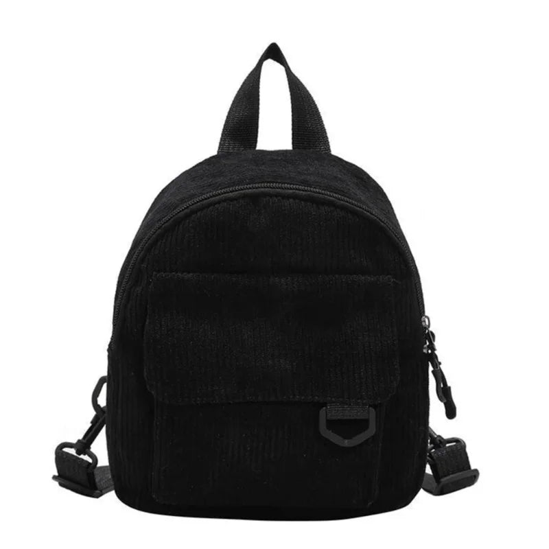Corduroy Unisex Mini Backpack