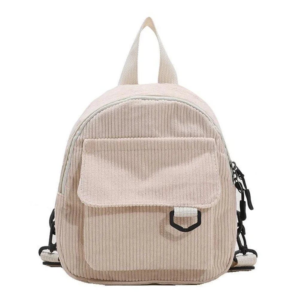 Corduroy Unisex Mini Backpack