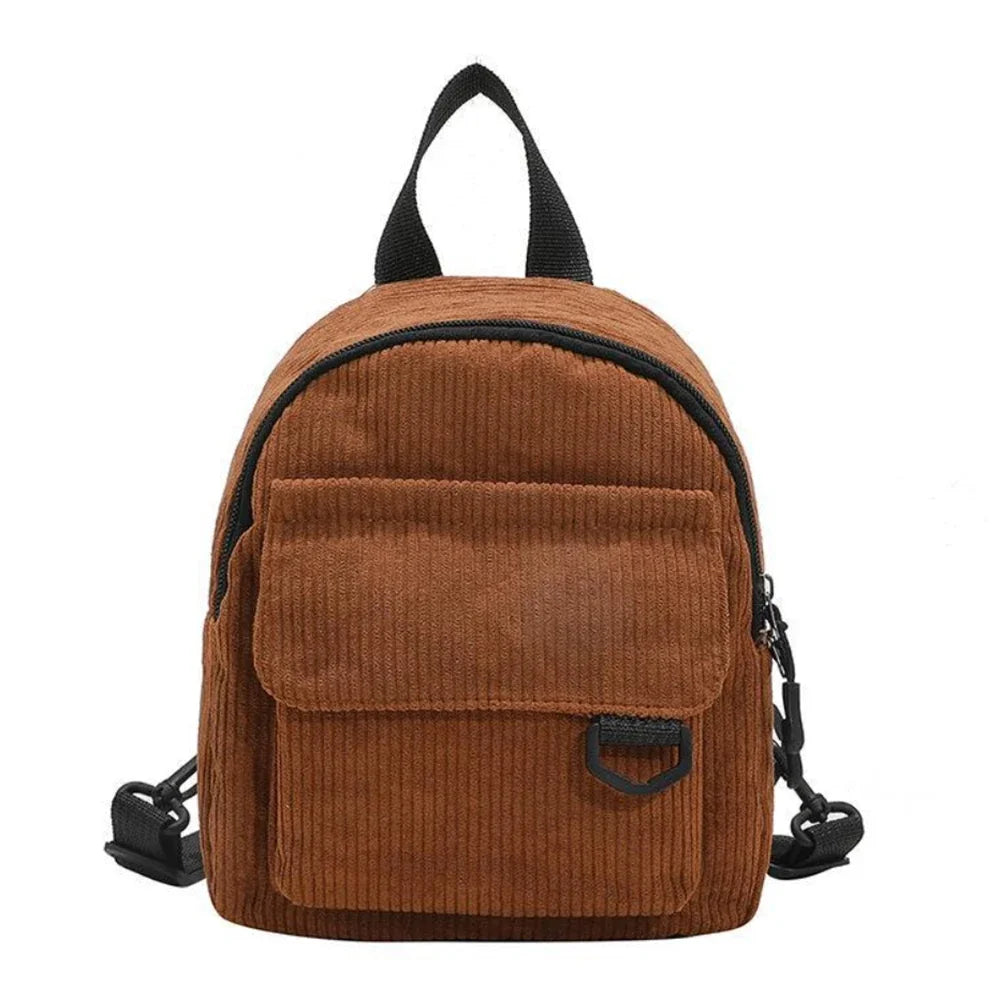 Corduroy Unisex Mini Backpack
