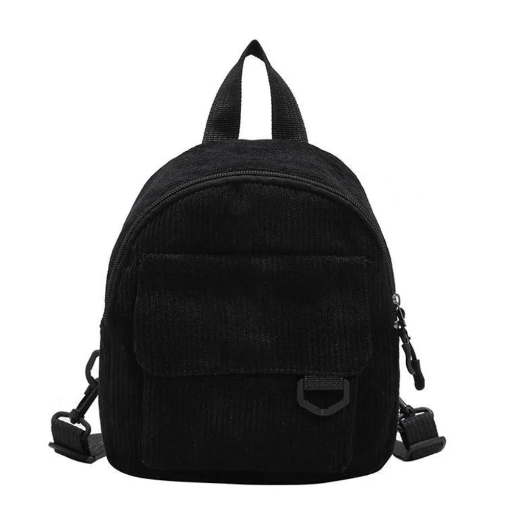Corduroy Unisex Mini Backpack