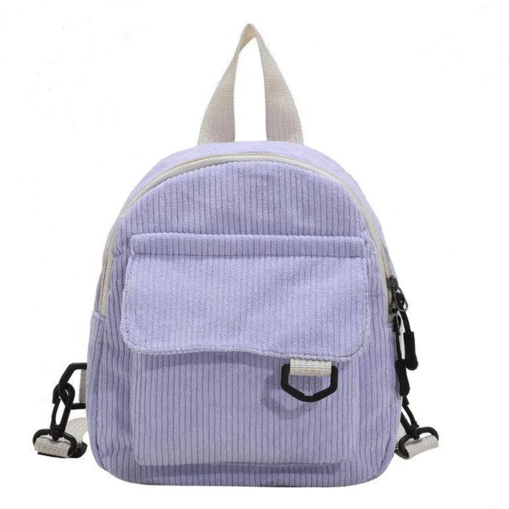 Corduroy Unisex Mini Backpack