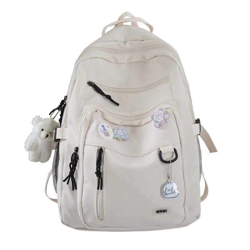 Double-Deck Waterproof School Backpack with 15-20 Litres Capacity, Multiple Pockets, Available in 4 Colors