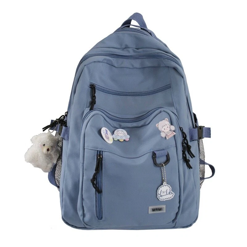Double-Deck Waterproof School Backpack with 15-20 Litres Capacity, Multiple Pockets, Available in 4 Colors