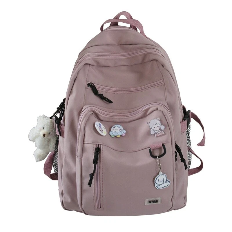 Double-Deck Waterproof School Backpack with 15-20 Litres Capacity, Multiple Pockets, Available in 4 Colors