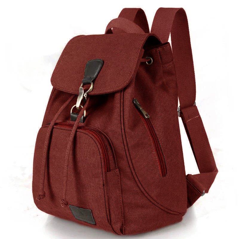 Drew Vintage Canvas Backpack | Durable Cotton, Versatile Travel Companion