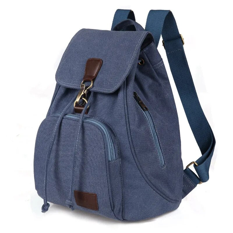 Drew Vintage Canvas Backpack | Durable Cotton, Versatile Travel Companion