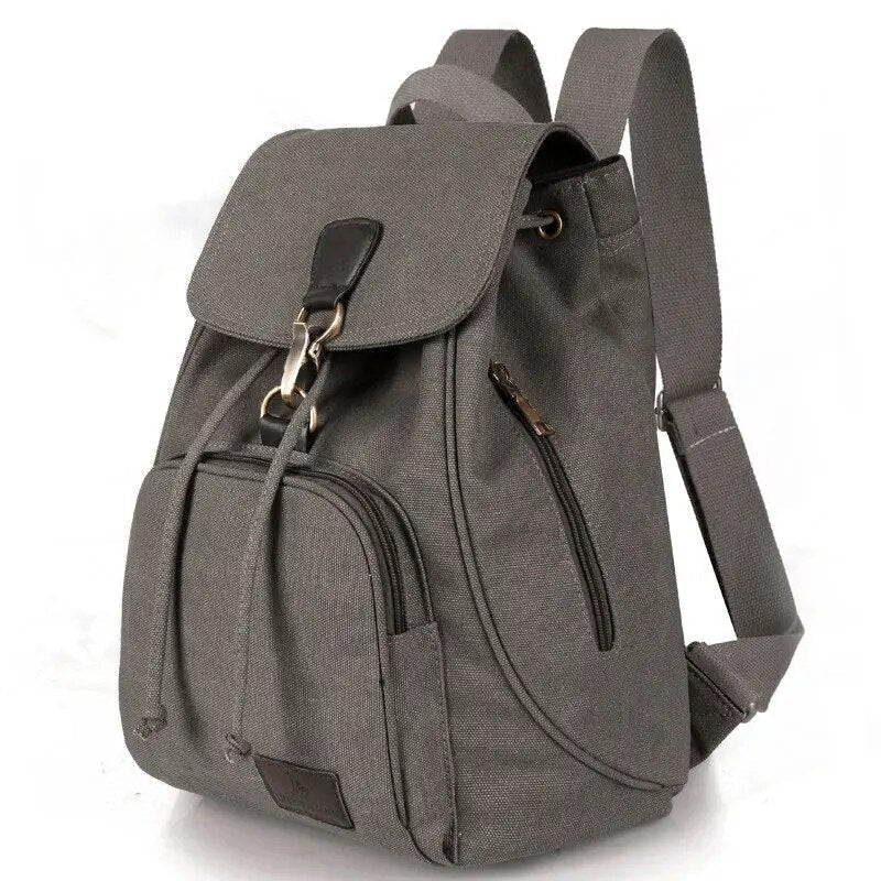 Drew Vintage Canvas Backpack | Durable Cotton, Versatile Travel Companion