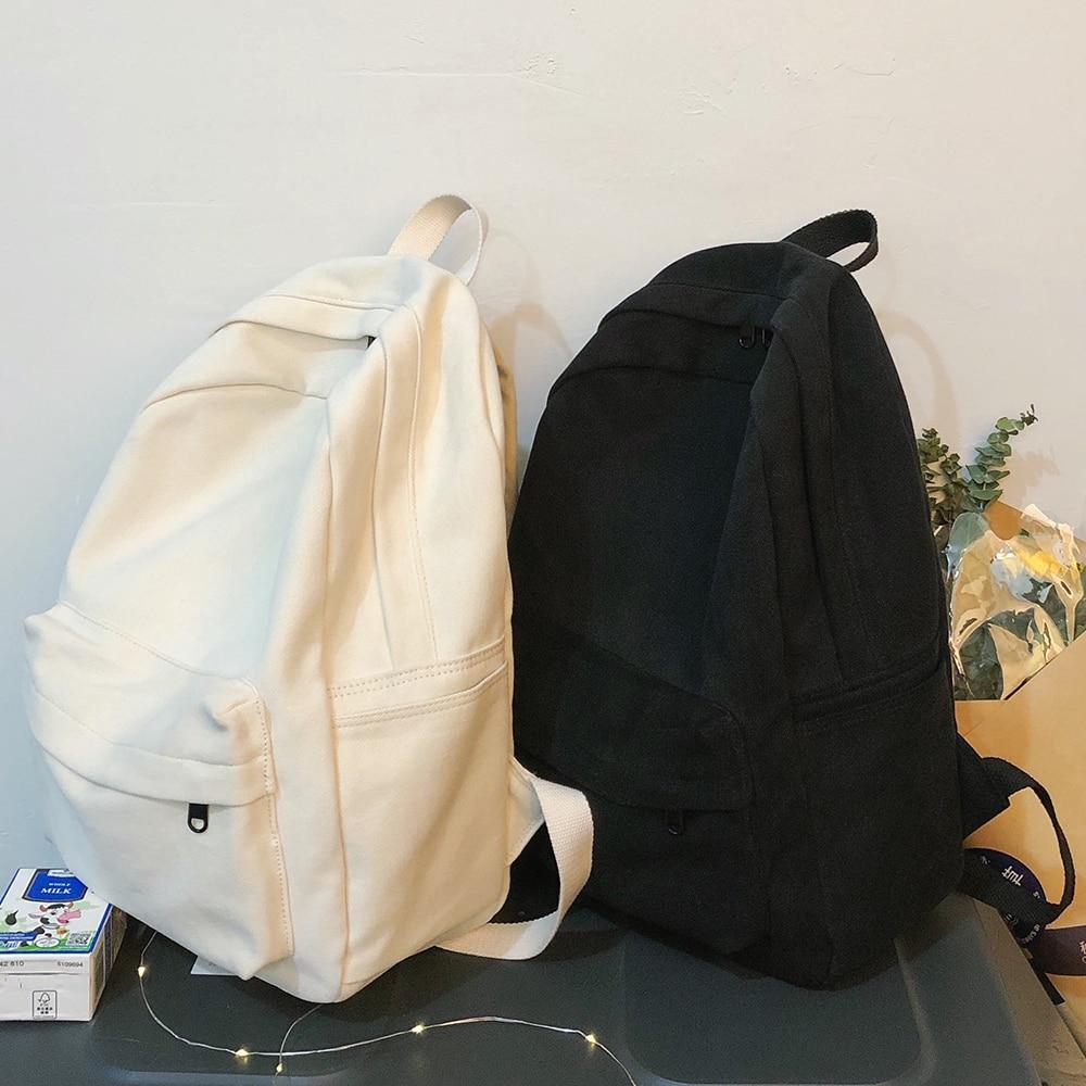 Durable Water-Resistant Canvas Laptop Backpack with Multiple Compartments for School and Everyday Use 5