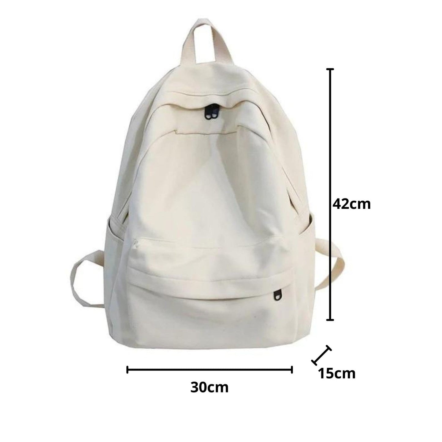 Durable Water-Resistant Canvas Laptop Backpack with Multiple Compartments for School and Everyday Use 8