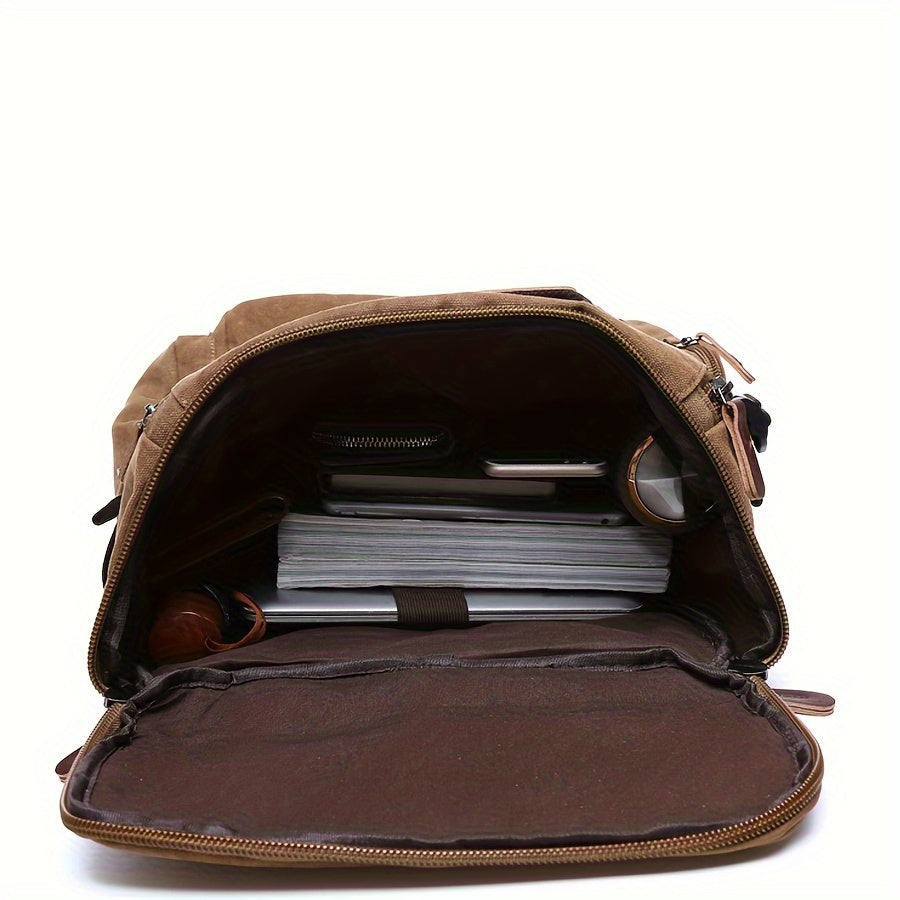 Lupo Men’s Vintage Style Waterproof Backpack