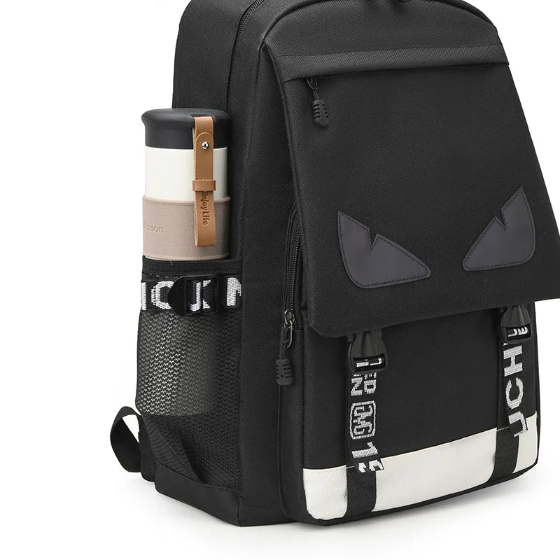Monster Eye Waterproof School Backpack for Boys