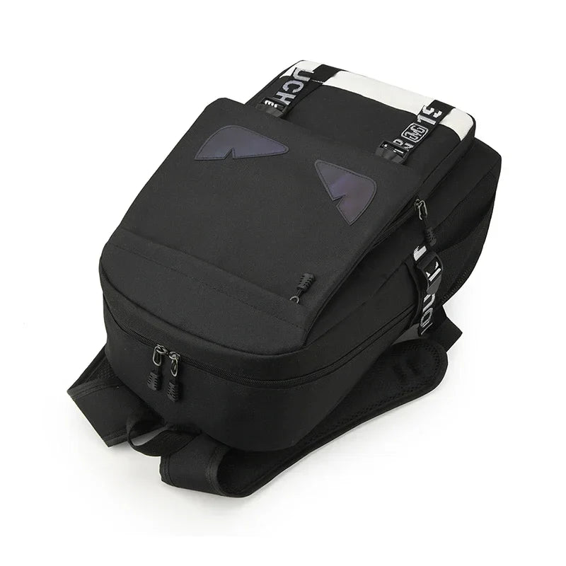 Monster Eye Waterproof School Backpack for Boys