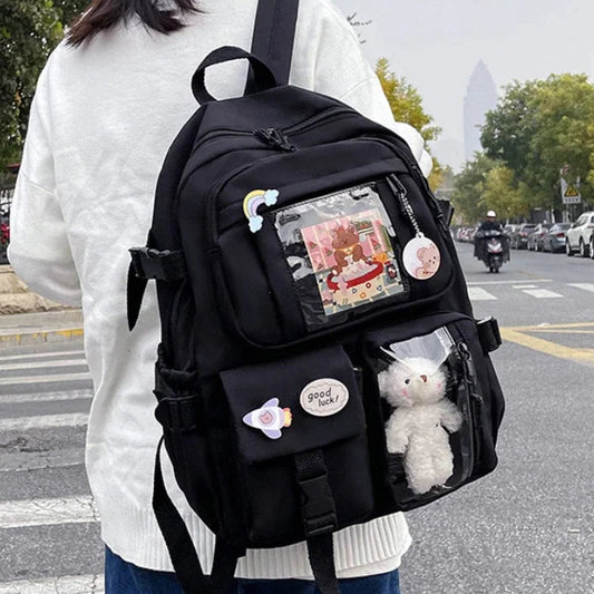Aesthetic Kawaii School Backpack for Teen Girls