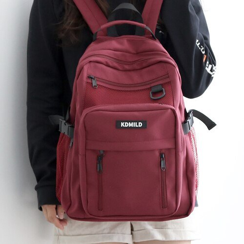 Kira Student Backpack | Trendy Korean Design, Spacious Storage for Laptops
