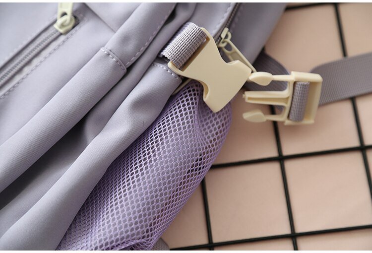 Kira Student Backpack | Trendy Korean Design, Spacious Storage for Laptops