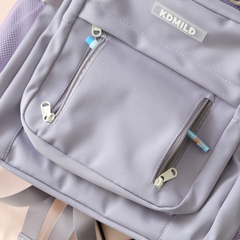 Kira Student Backpack | Trendy Korean Design, Spacious Storage for Laptops
