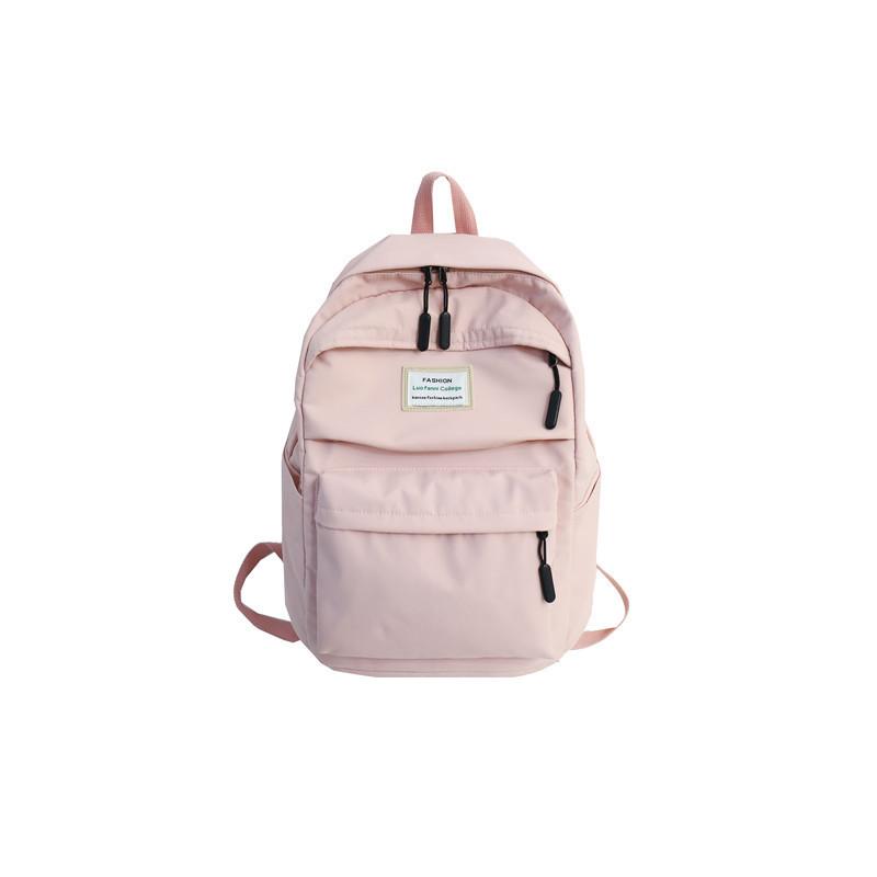 Korean Style Backpack | Waterproof Nylon, Multi-Pocket Design