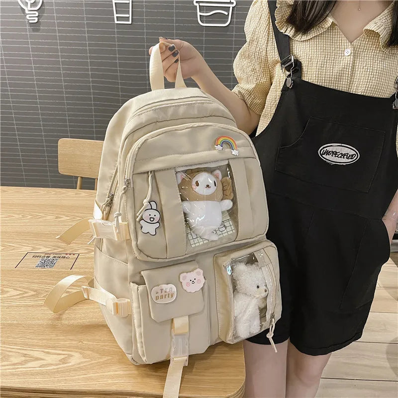 Lila Women's Backpack | Spacious Japanese Style, Laptop Compatible