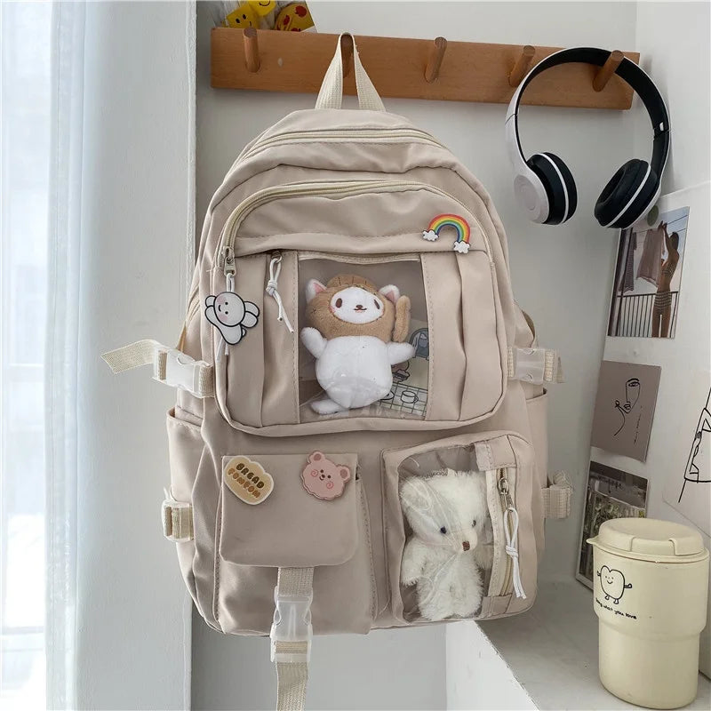 Lila Women's Backpack | Spacious Japanese Style, Laptop Compatible