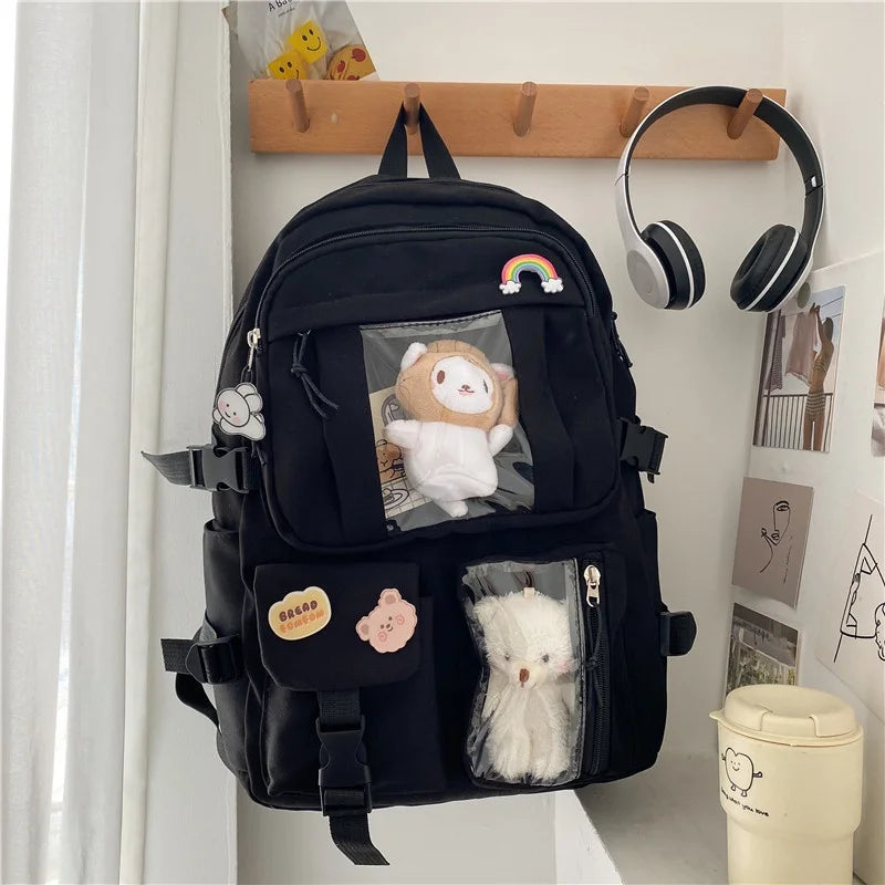 Lila Women's Backpack | Spacious Japanese Style, Laptop Compatible