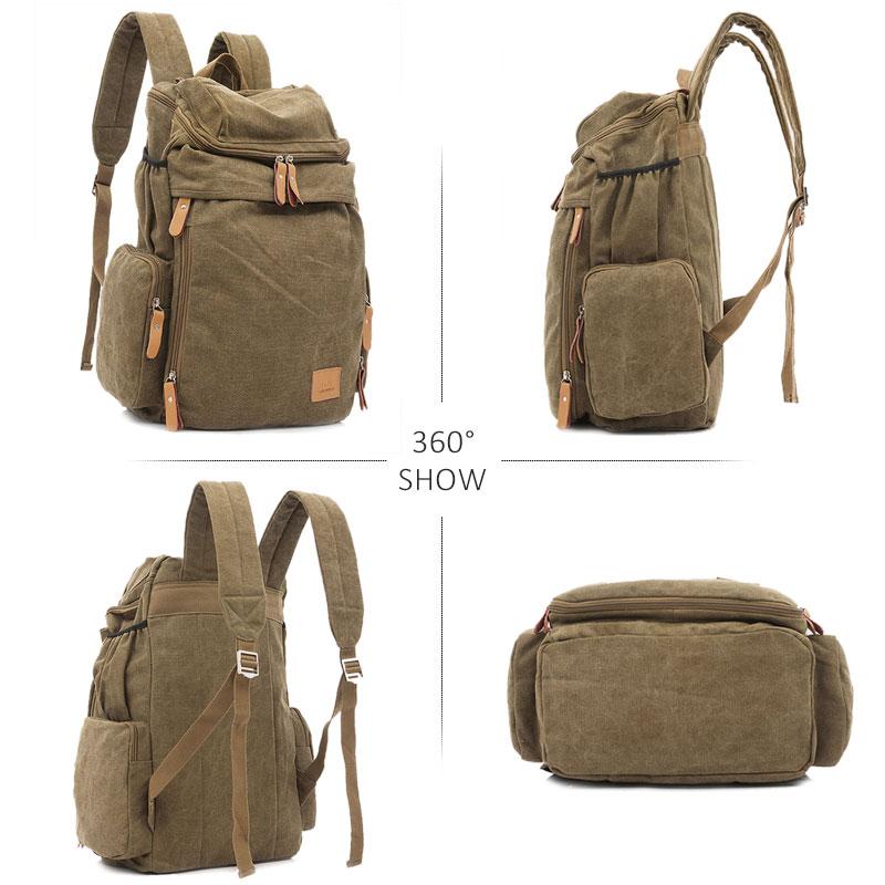 Classic Canvas Travel Backpack