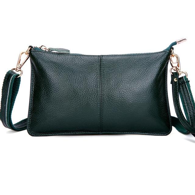 Small Leather Tote Handbag