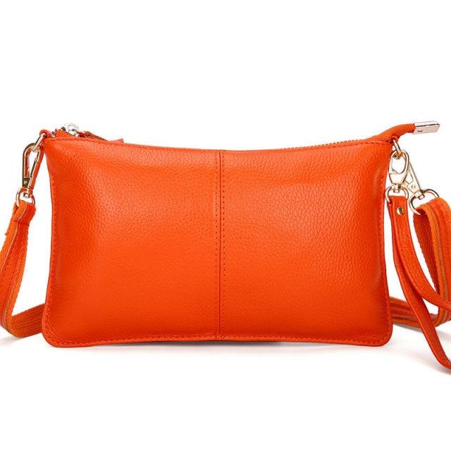 Small Leather Tote Handbag