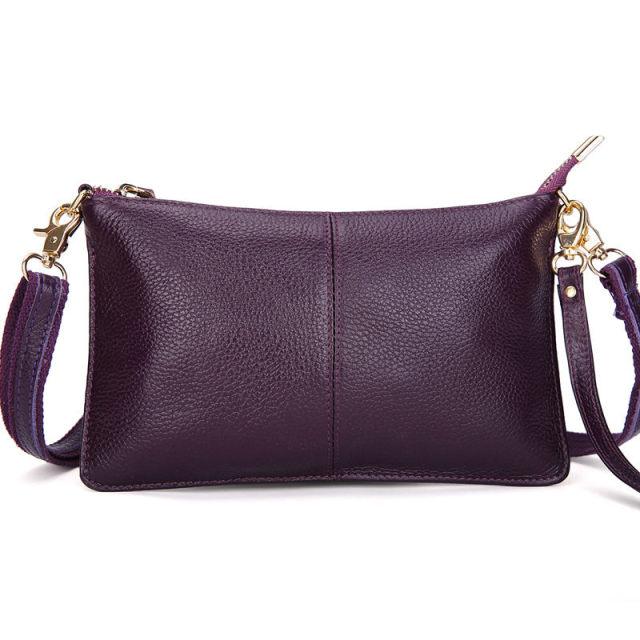 Small Leather Tote Handbag