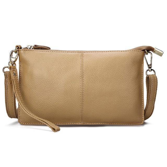 Small Leather Tote Handbag