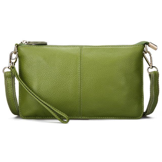Small Leather Tote Handbag