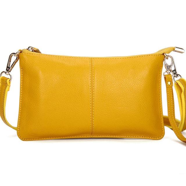 Small Leather Tote Handbag