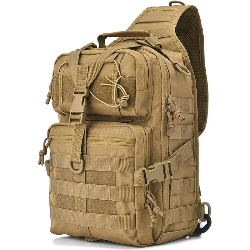 Maverick Men's Crossbody Bag | High-Density Nylon, Multi-Functional Tactical Sling