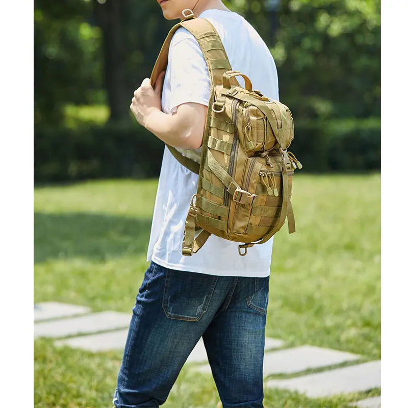 Maverick Men's Crossbody Bag | High-Density Nylon, Multi-Functional Tactical Sling