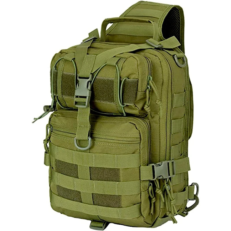 Maverick Men's Crossbody Bag | High-Density Nylon, Multi-Functional Tactical Sling