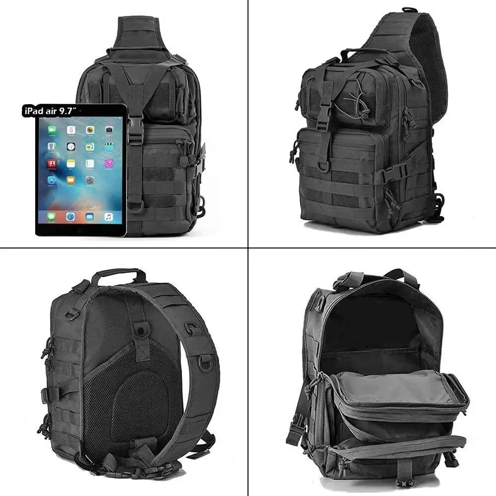Maverick Men's Crossbody Bag | High-Density Nylon, Multi-Functional Tactical Sling
