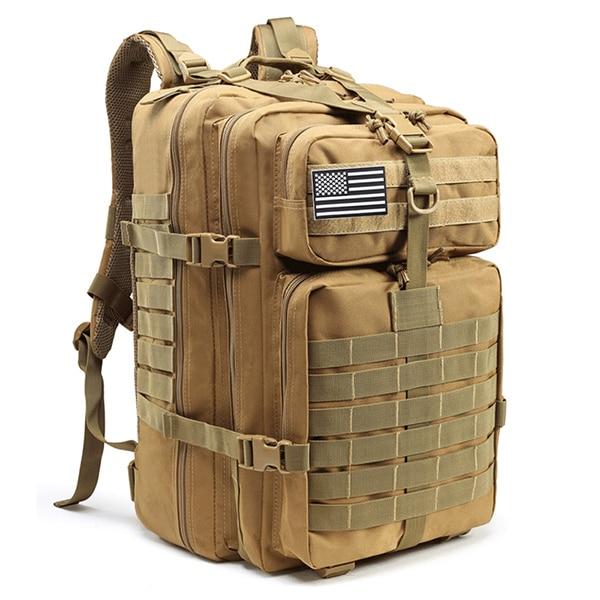 Maverick Unisex Tactical Backpack | Waterproof Fabric, 45L Capacity