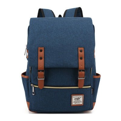Vintage Oxford Laptop Backpack for Travel