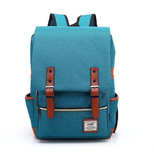 Vintage Oxford Laptop Backpack for Travel