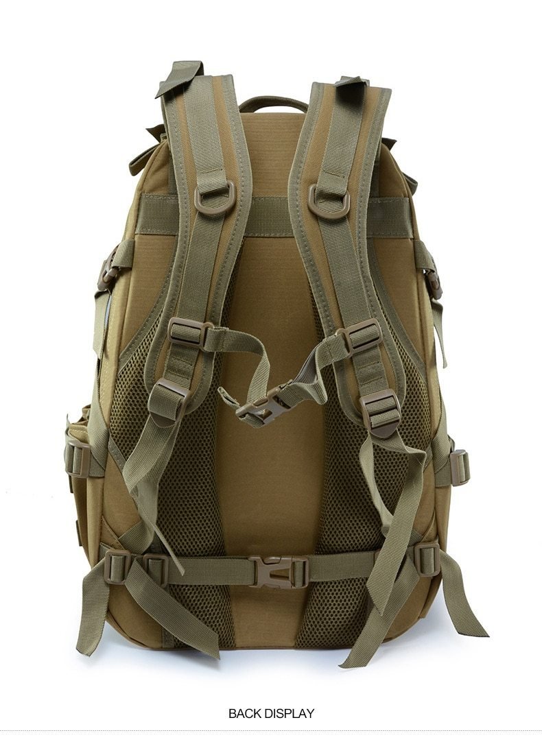 Milo Men's Travel Backpack | Water-Resistant 900D Fabric, Laptop Compartment