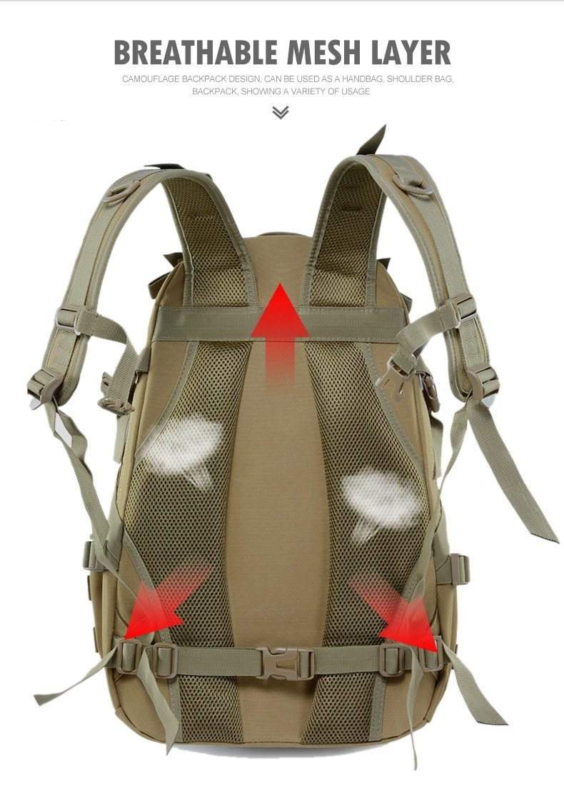 Milo Men's Travel Backpack | Water-Resistant 900D Fabric, Laptop Compartment