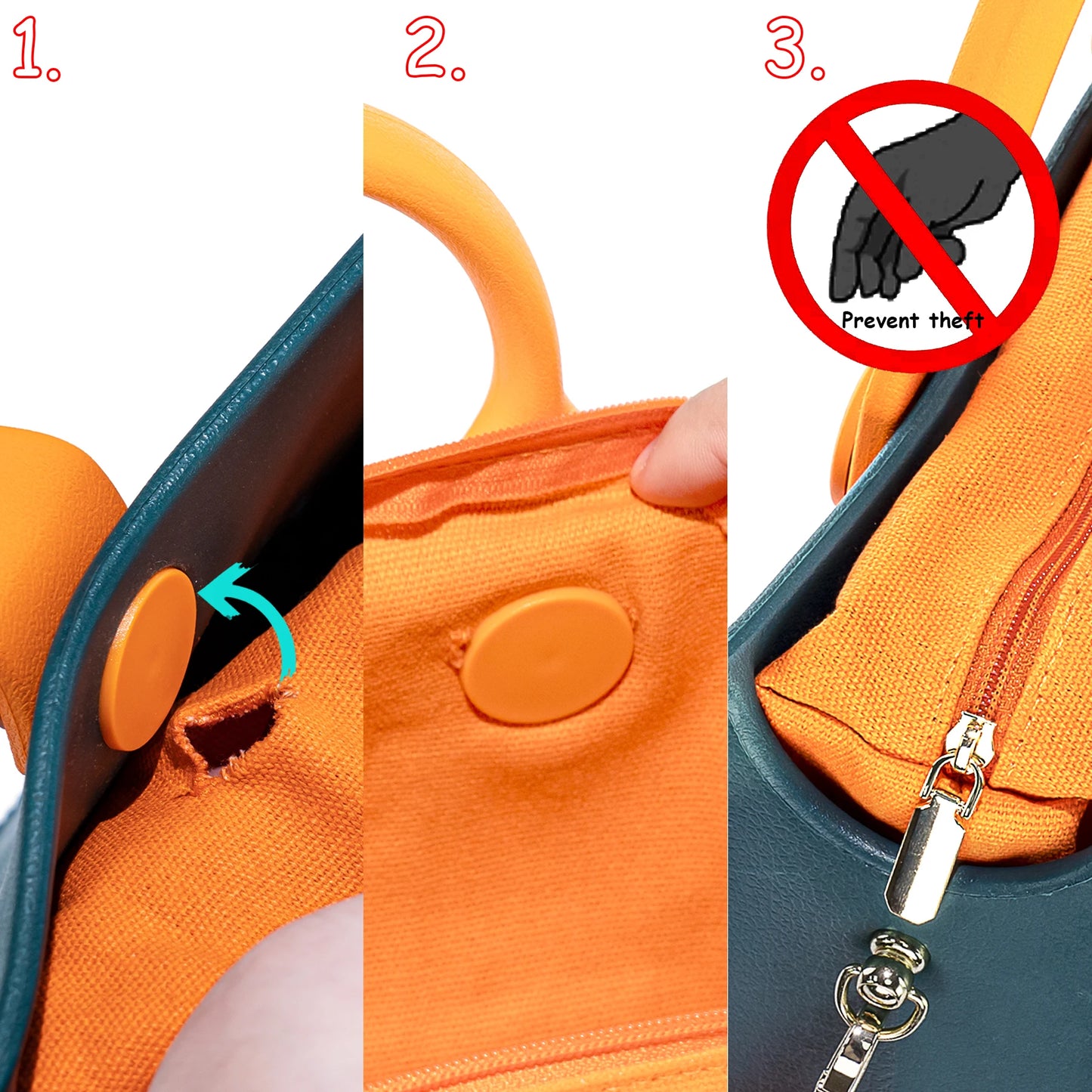 Waterproof EVA Tote Bag for Women